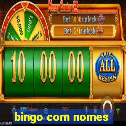 bingo com nomes